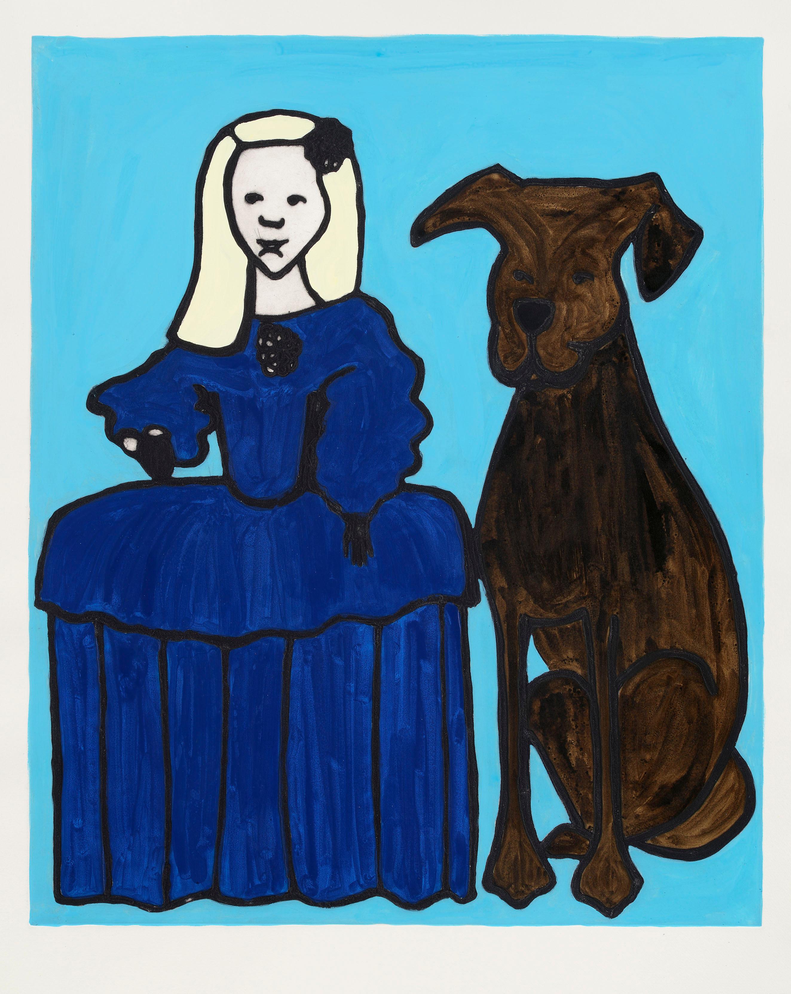 L
Infante et Tiaga, estampe originale, Kate Boxer