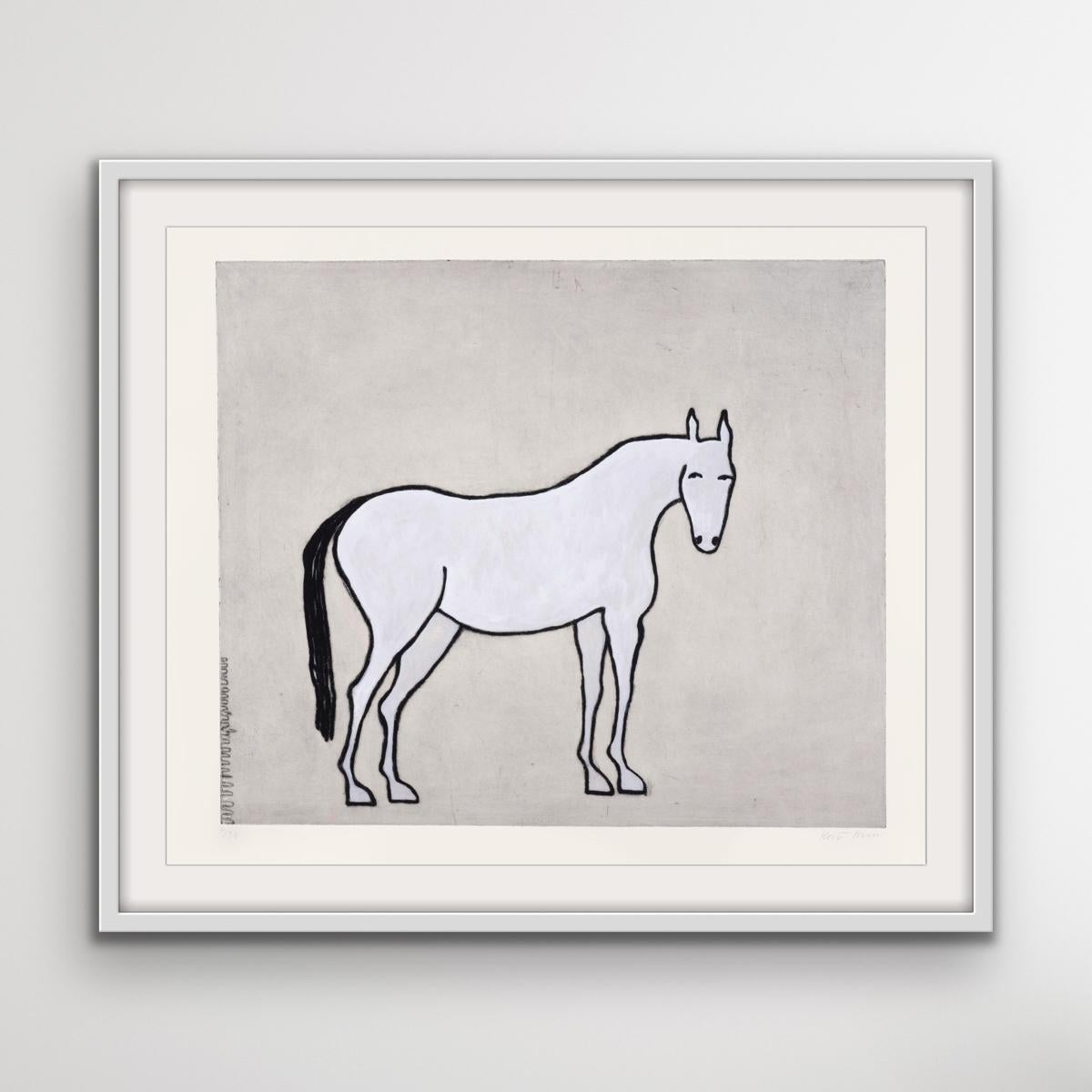 Austen, Art print, Horse, Animal print, Cartoon style print  - Print by Kate Boxer 