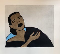 Billie Holiday , limited edition print, still-life, contemporary