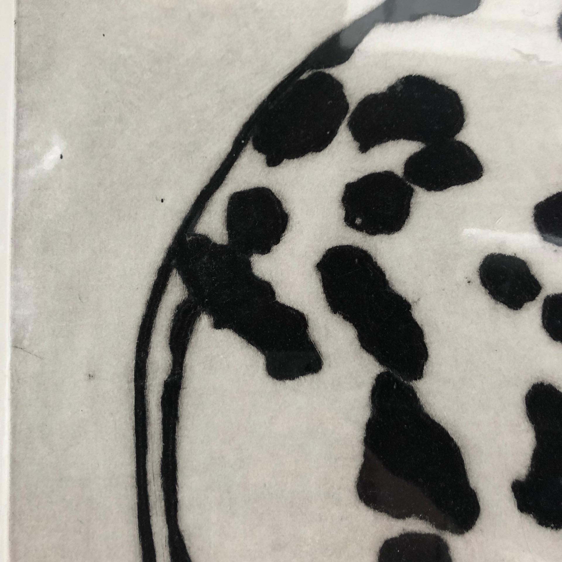 Black and White Dalmatian, Kate Boxer, Animal Art, Dog Print, Drypoint Print 2