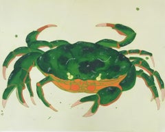Crab, Kate Boxer, Limited Edition Print, Animal Artwork, Affordable Art, Sea Art