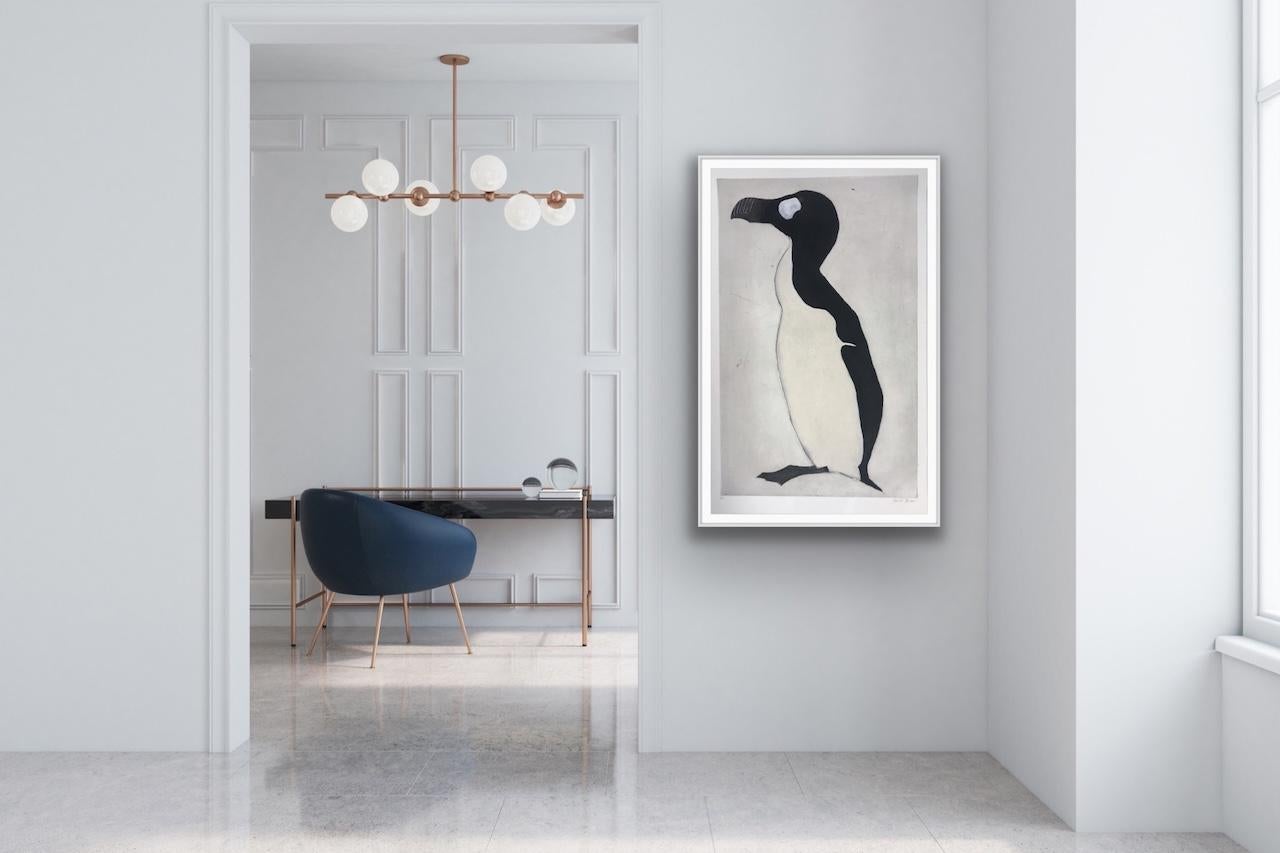 Great Auk, Animal, Bird, Penguin, Black, White For Sale 2