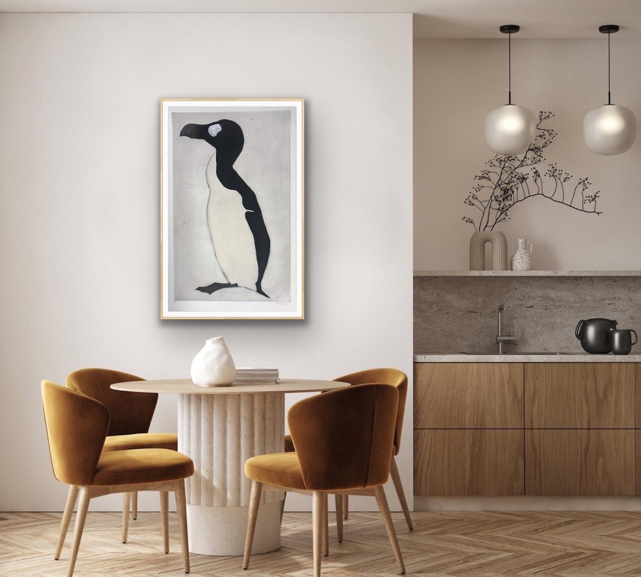 Great Auk, Animal, Bird, Penguin, Black, White For Sale 3