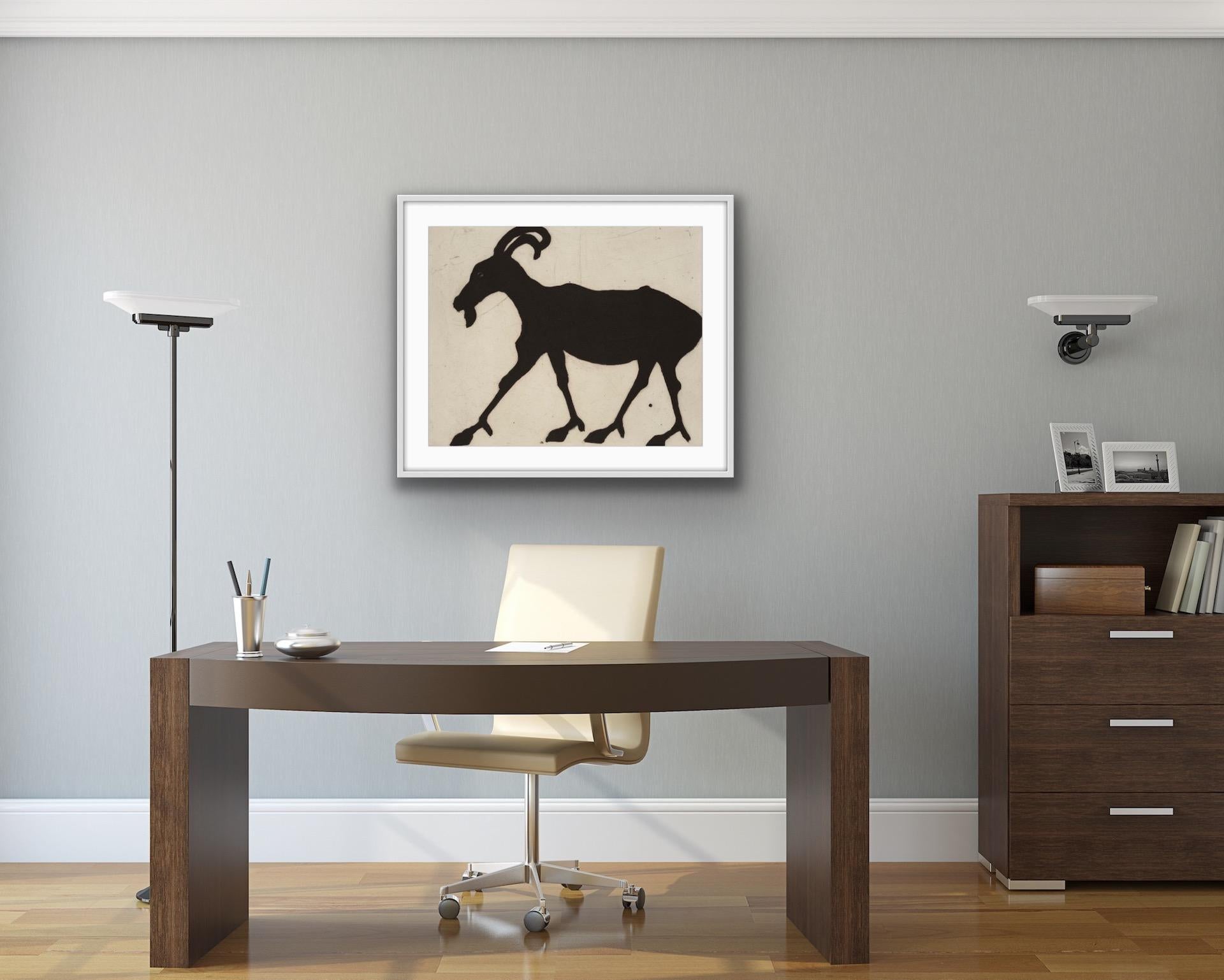 Kate Boxer, Goat, Contemporary Art, Limited Edition Print, Animal Art 9