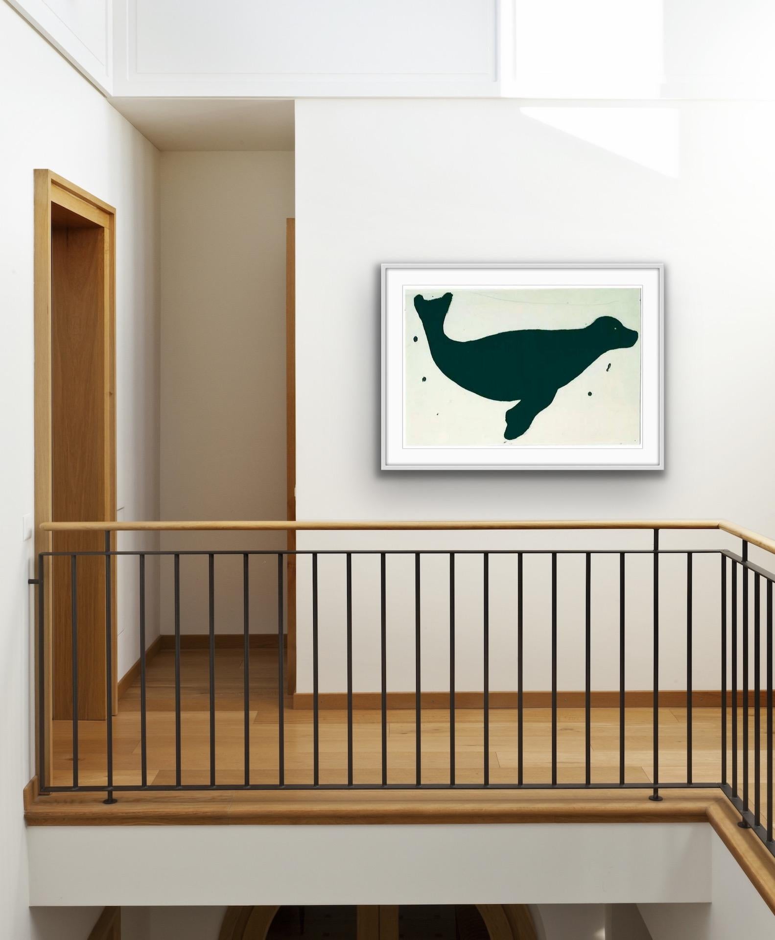 Kate Boxer
Seal
Limited Edition Print
Sold Unframed
(Please note that in situ images are purely an indication of how a piece may look).

Seal by Kate Boxer is a limited edition print with drypoint and carborundum.  Seal has been signed by the