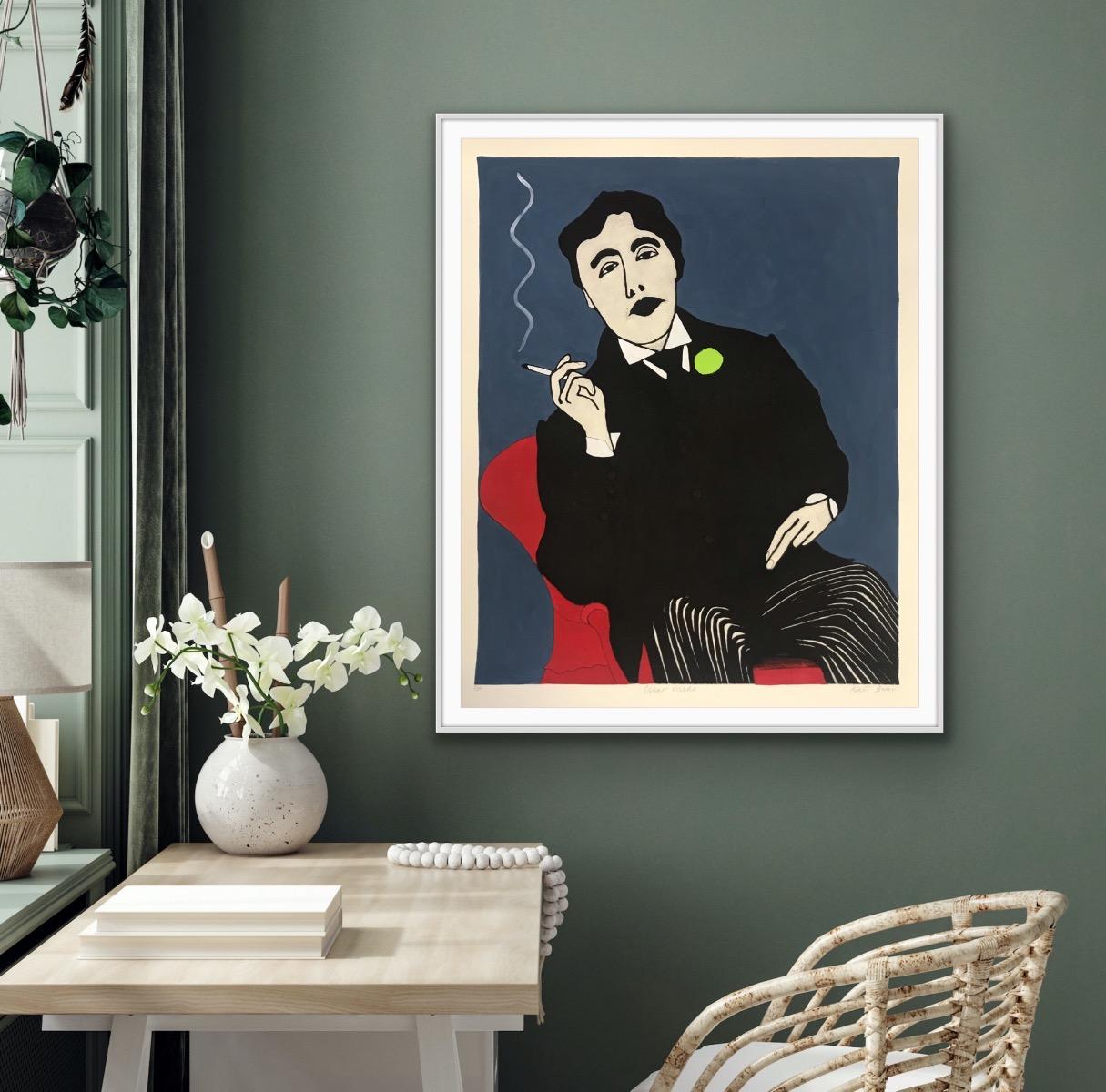 Oscar Wilde, Art print, Man, Person, Smoking, Cigarettes For Sale 5
