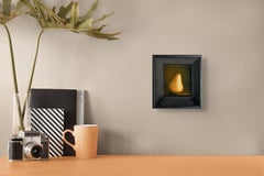 "Pera II" Obra de Arte Original, Oro de 24 quilates sobre Vidrio de Museo