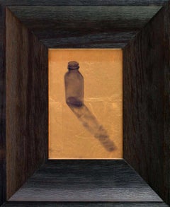 Flaschenflasche mit Schatten