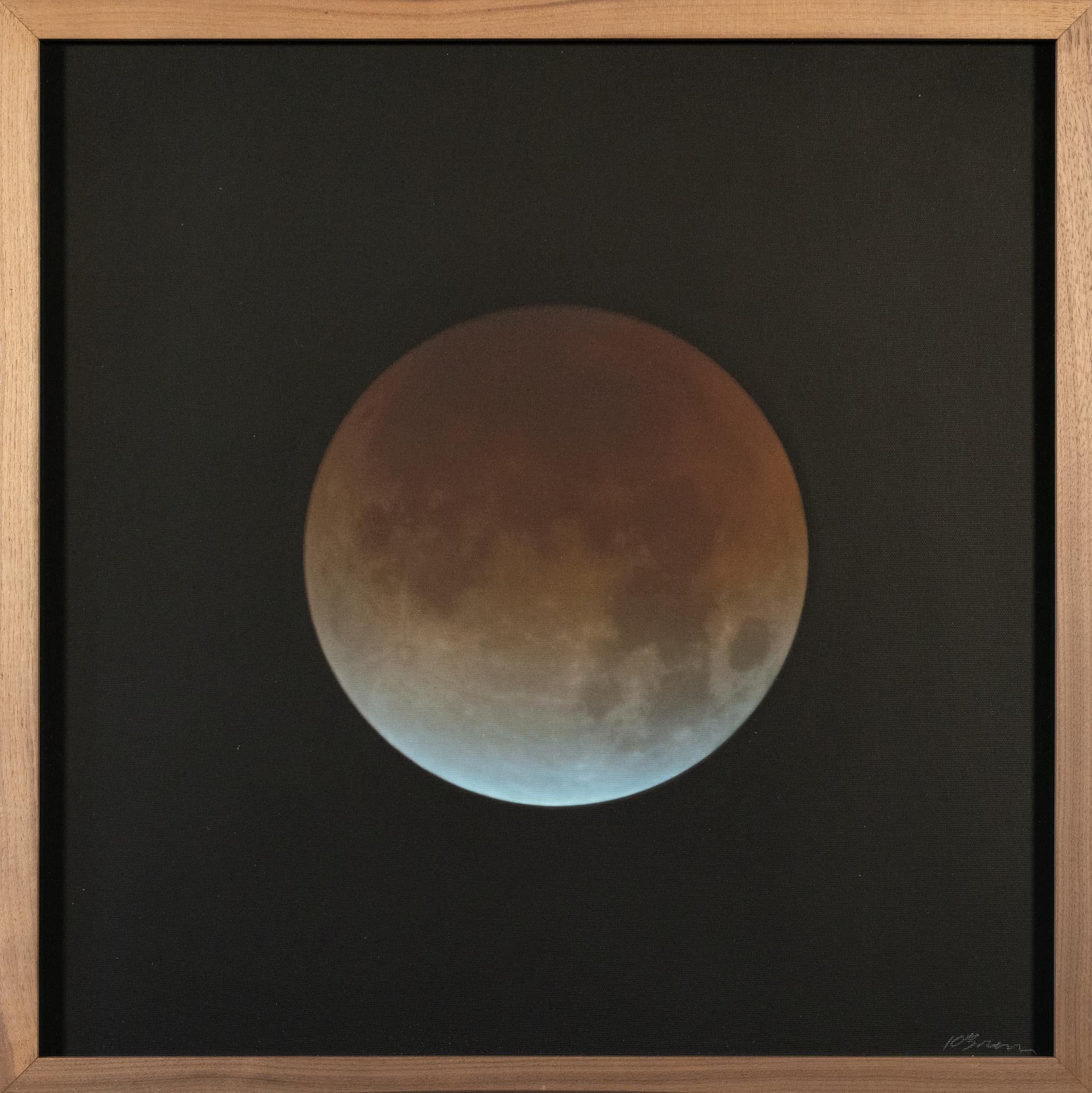 Nine Lunar Eclipses (E) - Mixed Media Art by Kate Breakey