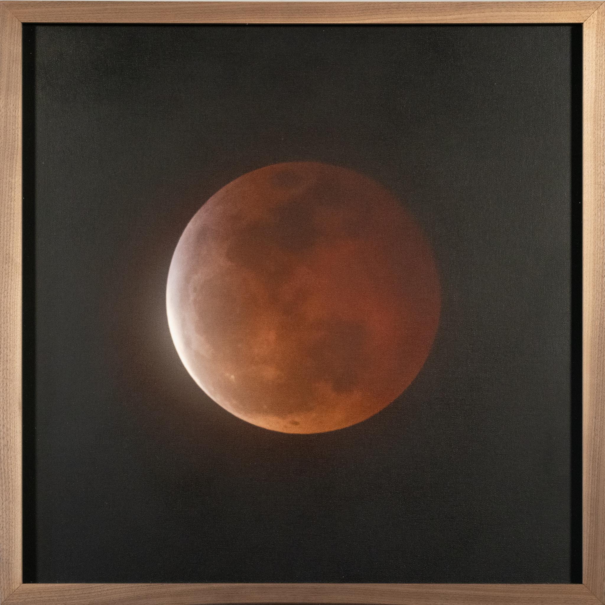 Nine Lunar Eclipses (H) - Mixed Media Art by Kate Breakey