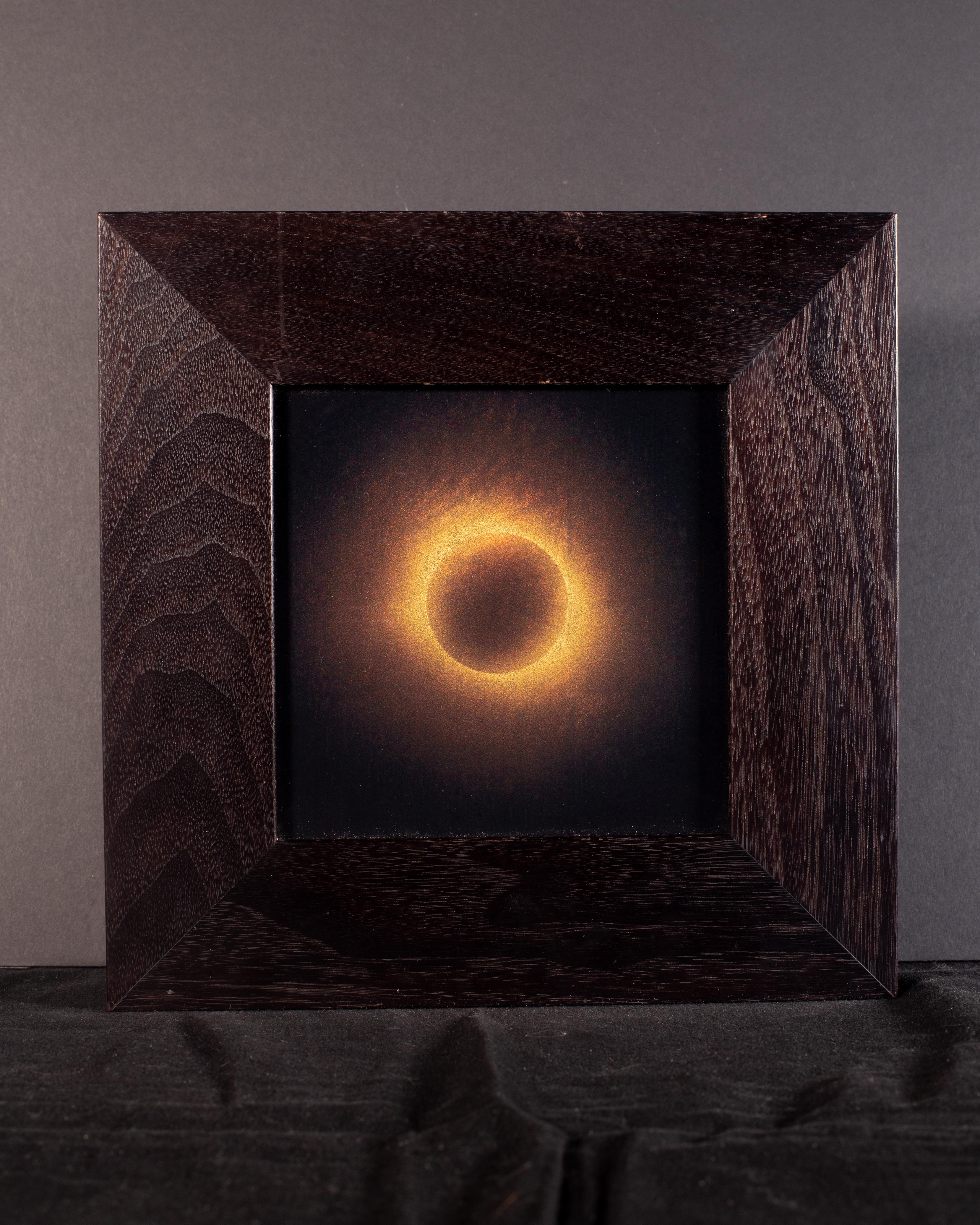 Kate Breakey Color Photograph - Solar Eclipse August 21, 2018, 2nd Contact