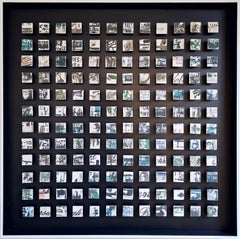 Spazio per respirare - pittura figurativa astratta moderna contemporanea su ceramica