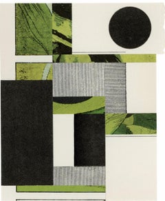 The Green Knight : Collage on paper
