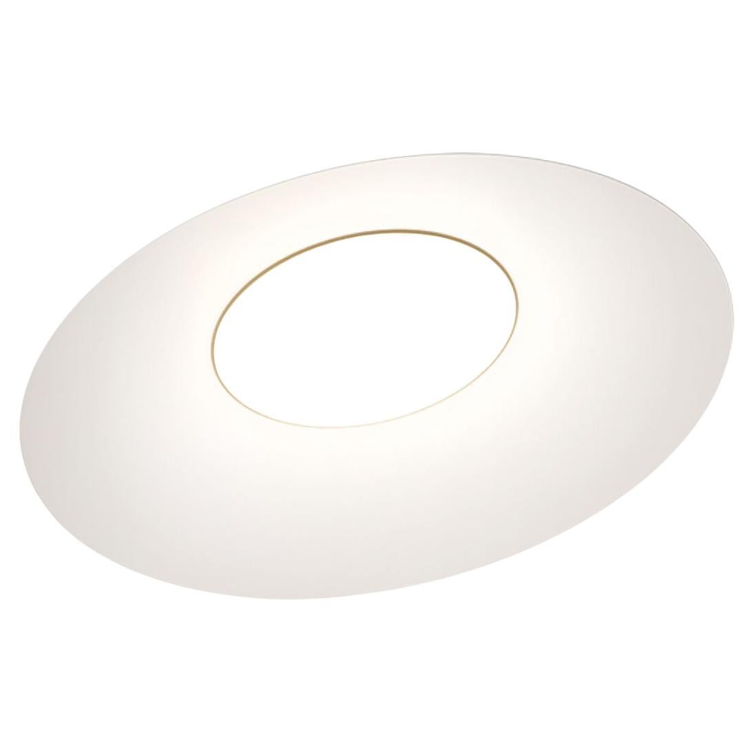 'Kate' Ceiling Lamp in Metal and Opal Diffuser for KDLN For Sale