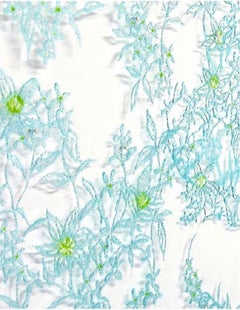 KATE CLEMENTS - Wall Installation - Blue Hydrangeas