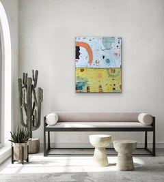 « In A TranceAtlantic Crossing » 2024 - Techniques mixtes Surréalisme fantaisiste coloré