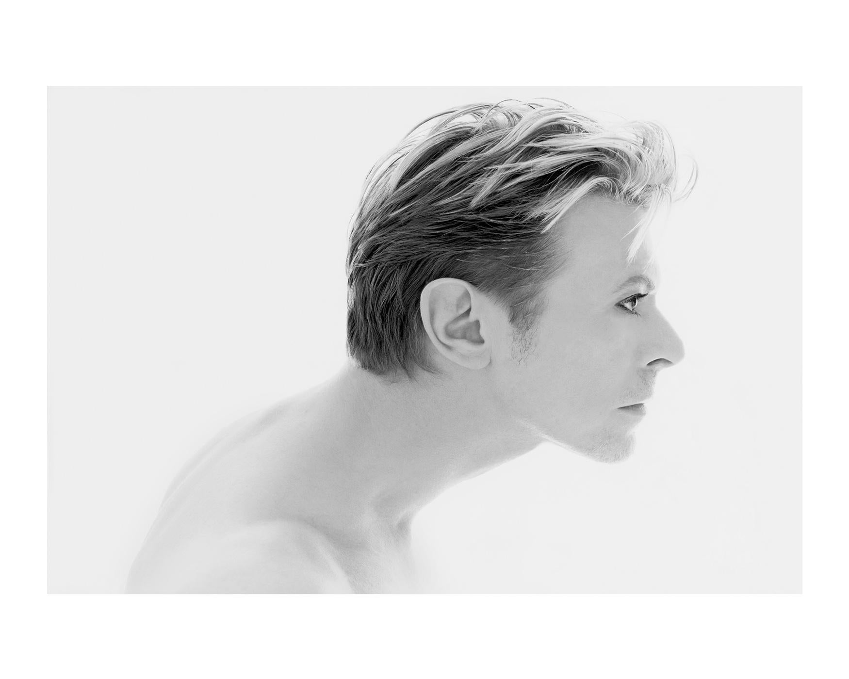 "David Bowie Profile" Photography 40 x 50 in Edition of 25 by Kate Garner

Hahnemuhle fine art archival paper
Signed 
numbered by the artist
Come with COA issued by the artist

Kate Garner: Seeker, Sage, and Preservationist of Identity

A