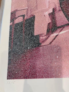 ""Kate Moss (DD rosa)" Fotografiedruck 25,5 19 in Hrsg. 15/15 von Kate Garner