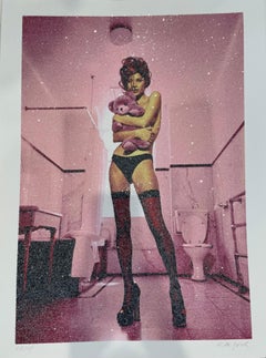 "Kate Moss (DD pink)" Photography print 25.5 × 19 in Ed. 15/15 by Kate Garner