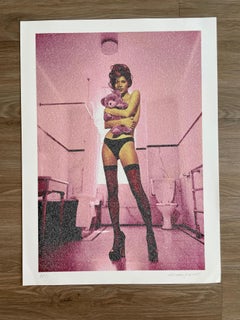 "Kate Moss (DD pink)" Photography print 25.5 × 19 in Ed. AP/15 by Kate Garner
