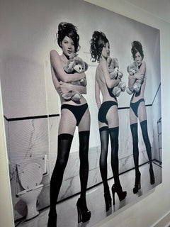 "Kate Moss Nr. 1" Photography 58 × 53 1/2 in Edition 1/1 by Kate Garner