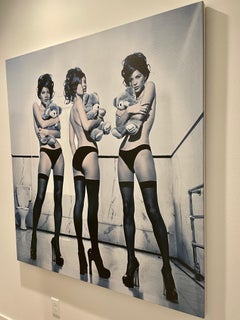 "Kate Moss Nr. 10" Photography 58 × 53 1/2 in Edition 1/1 by Kate Garner