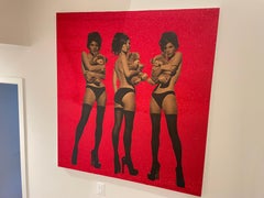 "Kate Moss Nr. 8" Fotografia 58 × 53 1/2 in Edizione 1/1 di Kate Garner