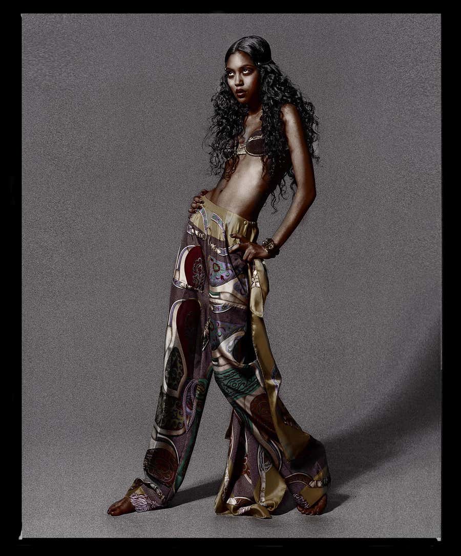 "Lisa Ann Stand Color Solarised" Photography 40 x 30 in Ed. of 50 by Kate Garner