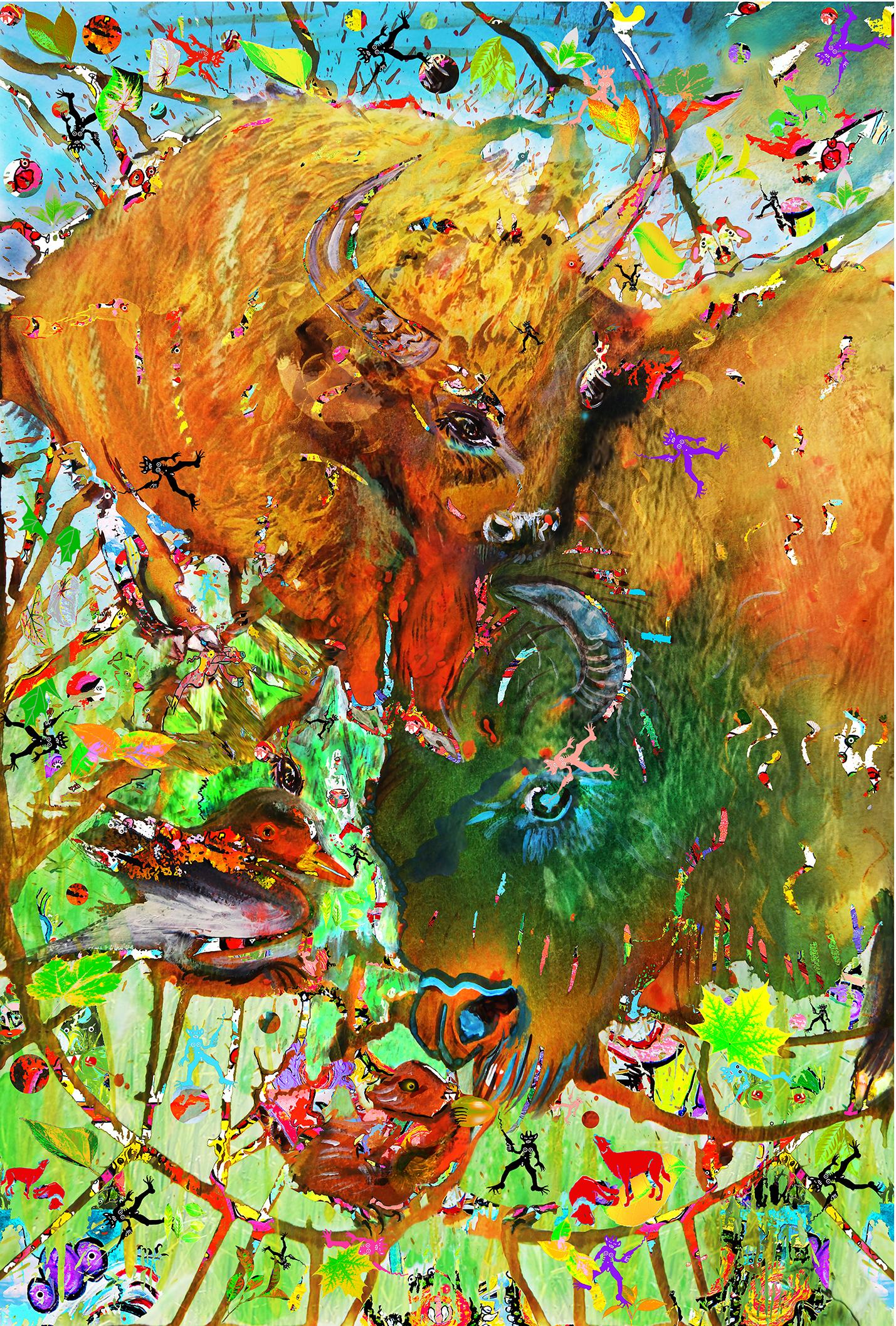 "Casi parte de nosotros mismos" Impresión 28 × 20 pulg. Edición 1/10 de Kate Garner