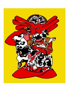 "This our Court infected by their Manners" Print 48×40in Ed. 1/10 by Kate Garner