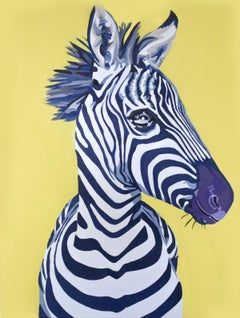 Zebra Stripes, Painting, Acrylic on Canvas