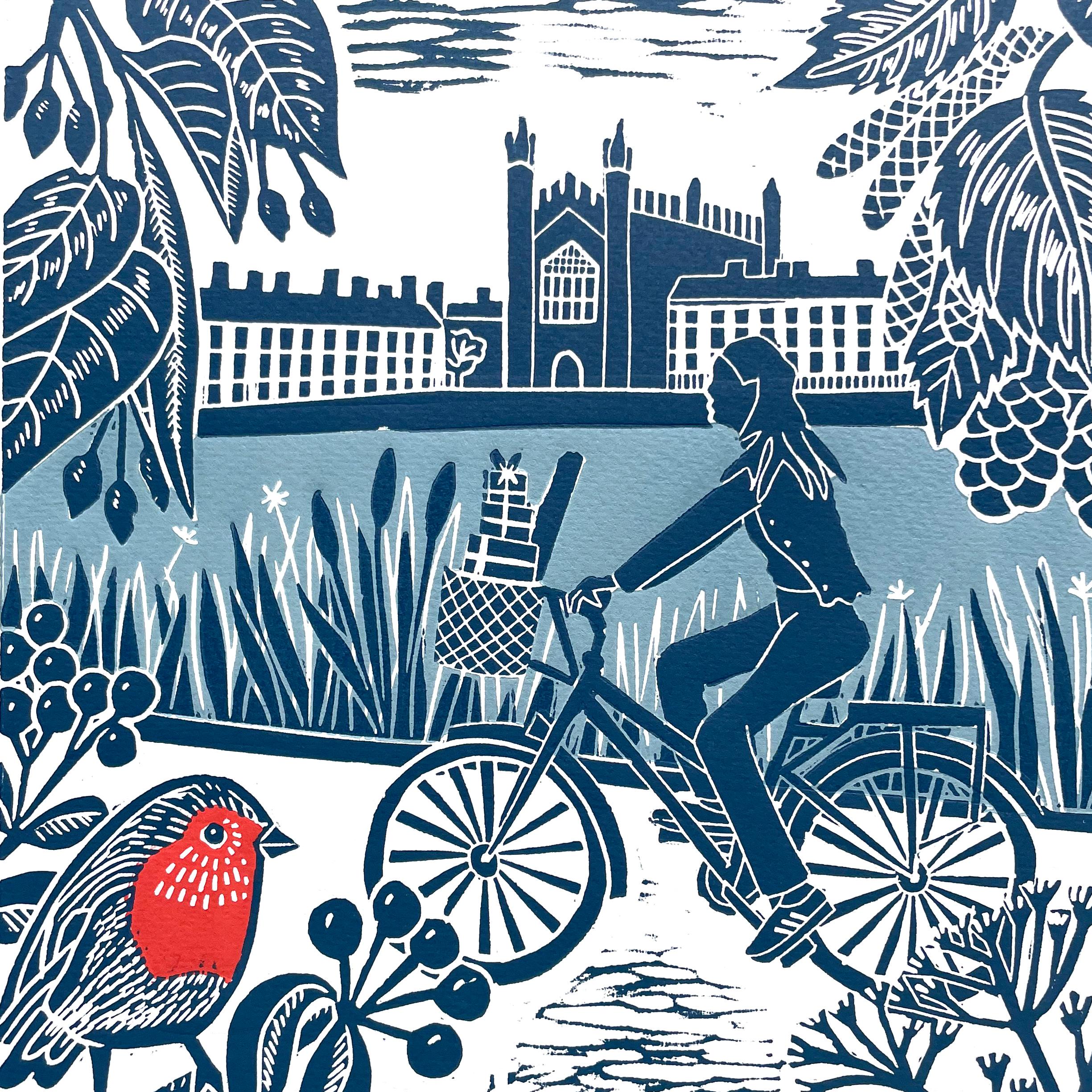 Cambridge Life, Limited edition print, Nature, Cityscape  - Contemporary Print by Kate Heiss
