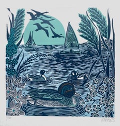 Naviguer au coucher du soleil Par Kate Heiss