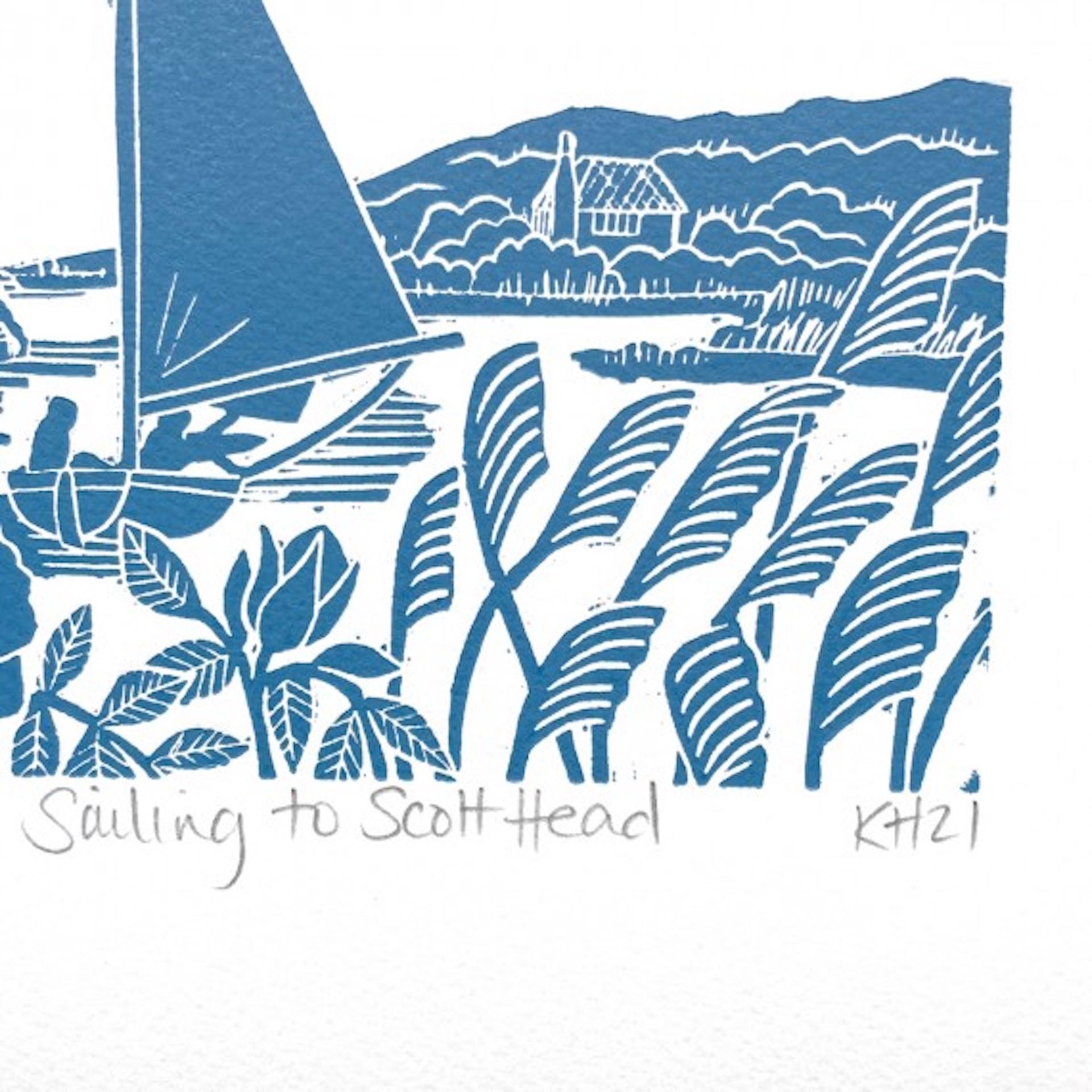 Sailing Diptychon, Kate Heiss, Drucke in limitierter Auflage, Segelkunst, Bootskunst im Angebot 13