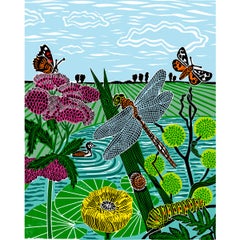 The Norfolk Broads by Kate Heiss, Limited edition print, Landscape, Wildlife 