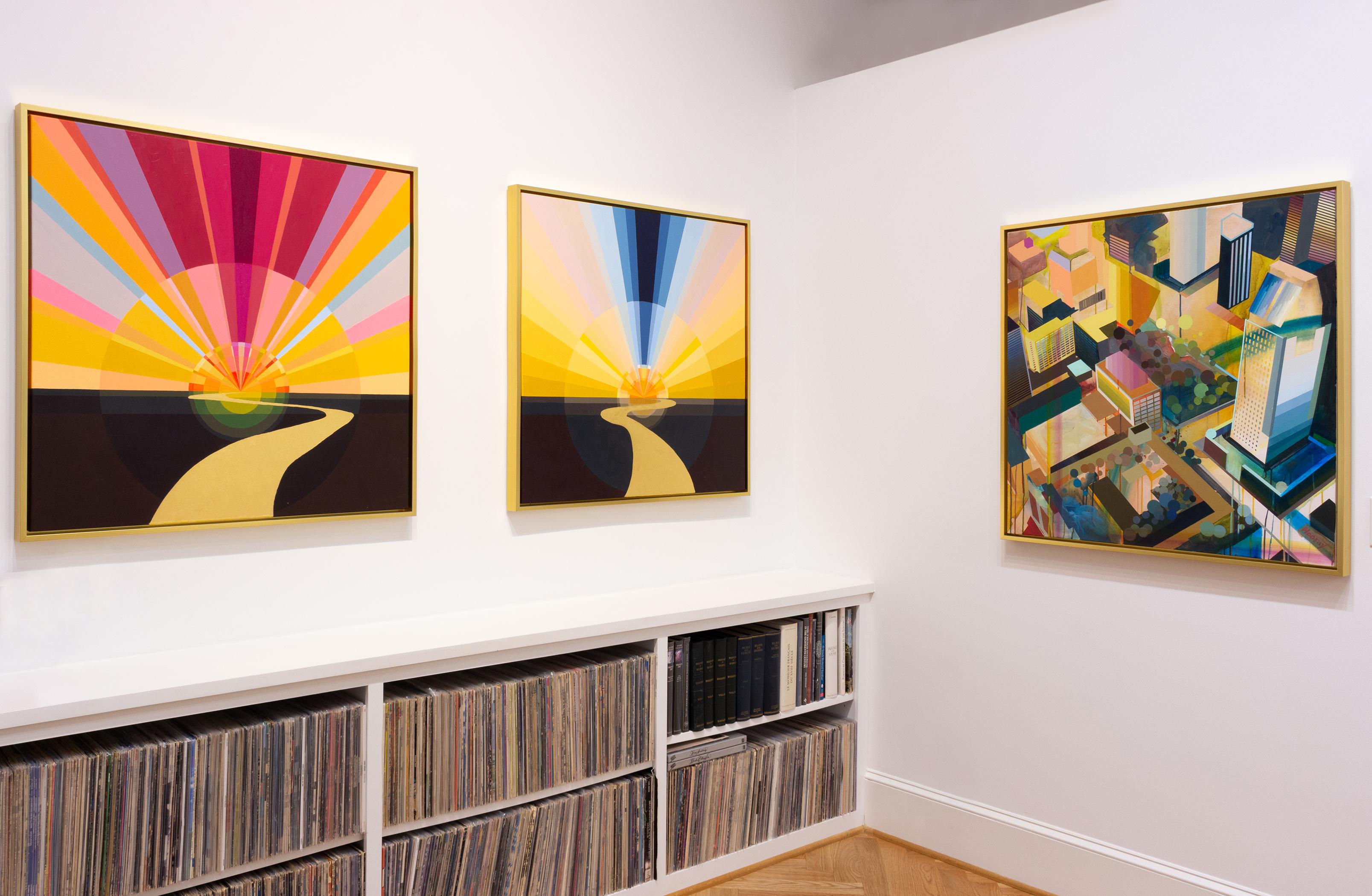 Questo quadro è un paesaggio astratto con sfumature elettriche di arancio, rosa, viola e oro.

Kate Hooray Osmond si ispira alle opere di Hilma af Klint e Damien Hirst.

