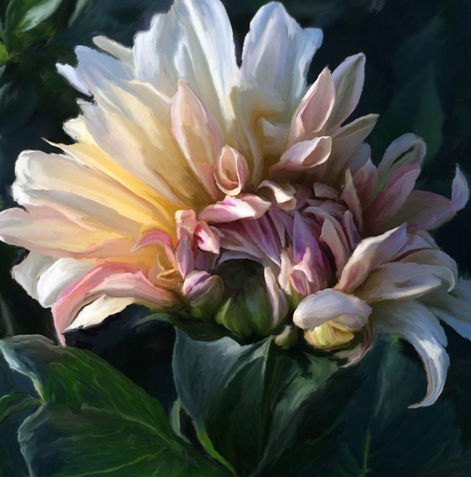 L'ascesa della nuova regina 2, Pittura, Olio su tela - Painting di Kate Kennedy