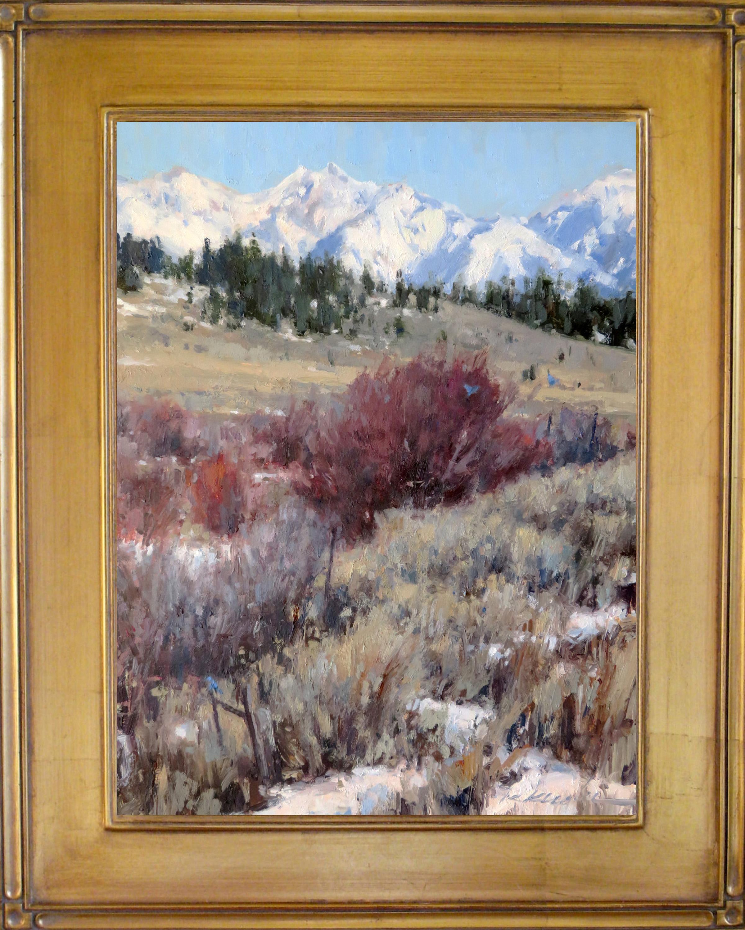 Bluebird Country - Painting by Kate Kiesler