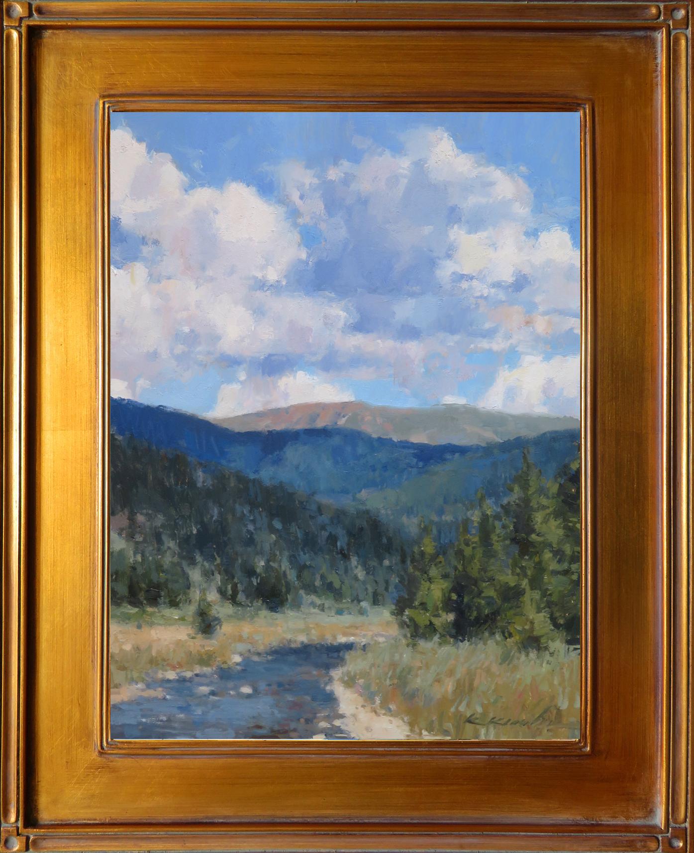 River Rambling - Painting by Kate Kiesler