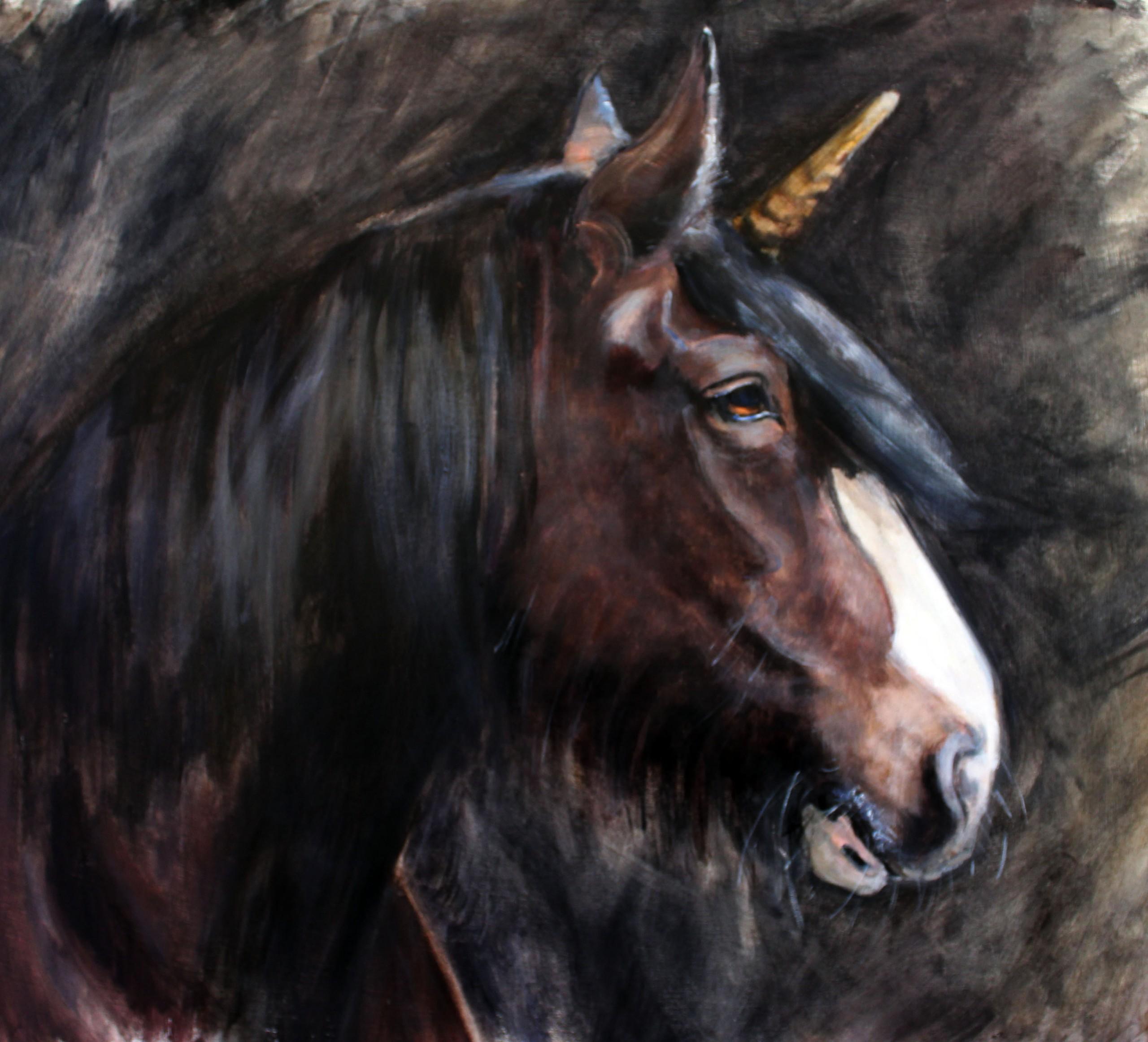 Kate Knott Animal Painting - Unicorn