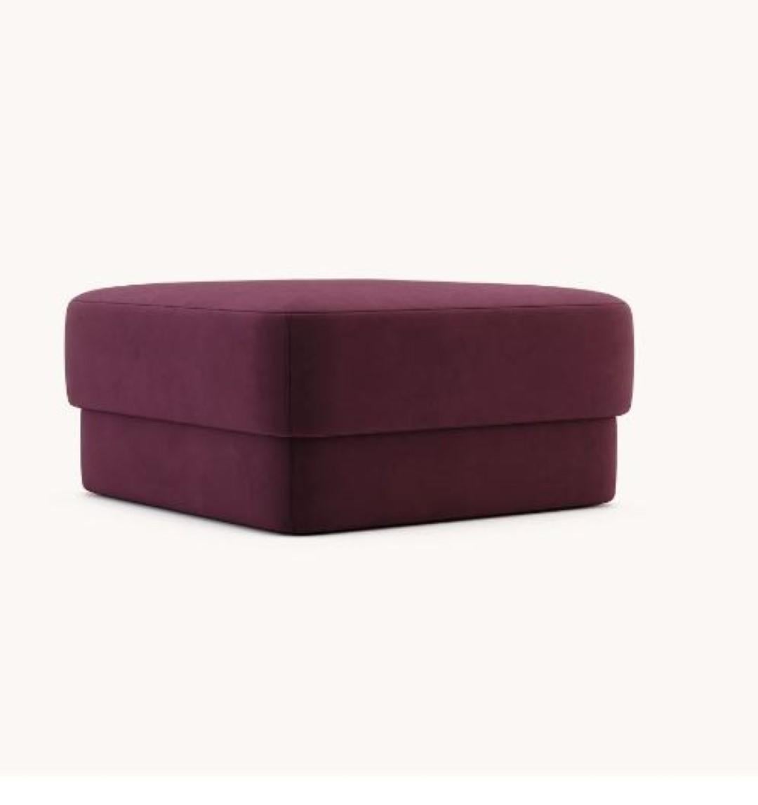 Kate L Pouf by Domkapa
Materials: Velvet, upholstery.
Dimensions: W 90 x D 90 x H 45 cm. 
Also available in different materials. Please contact us.

Fully upholstered, Kate pouf is the ultimate comfortable experience to be added to any project.