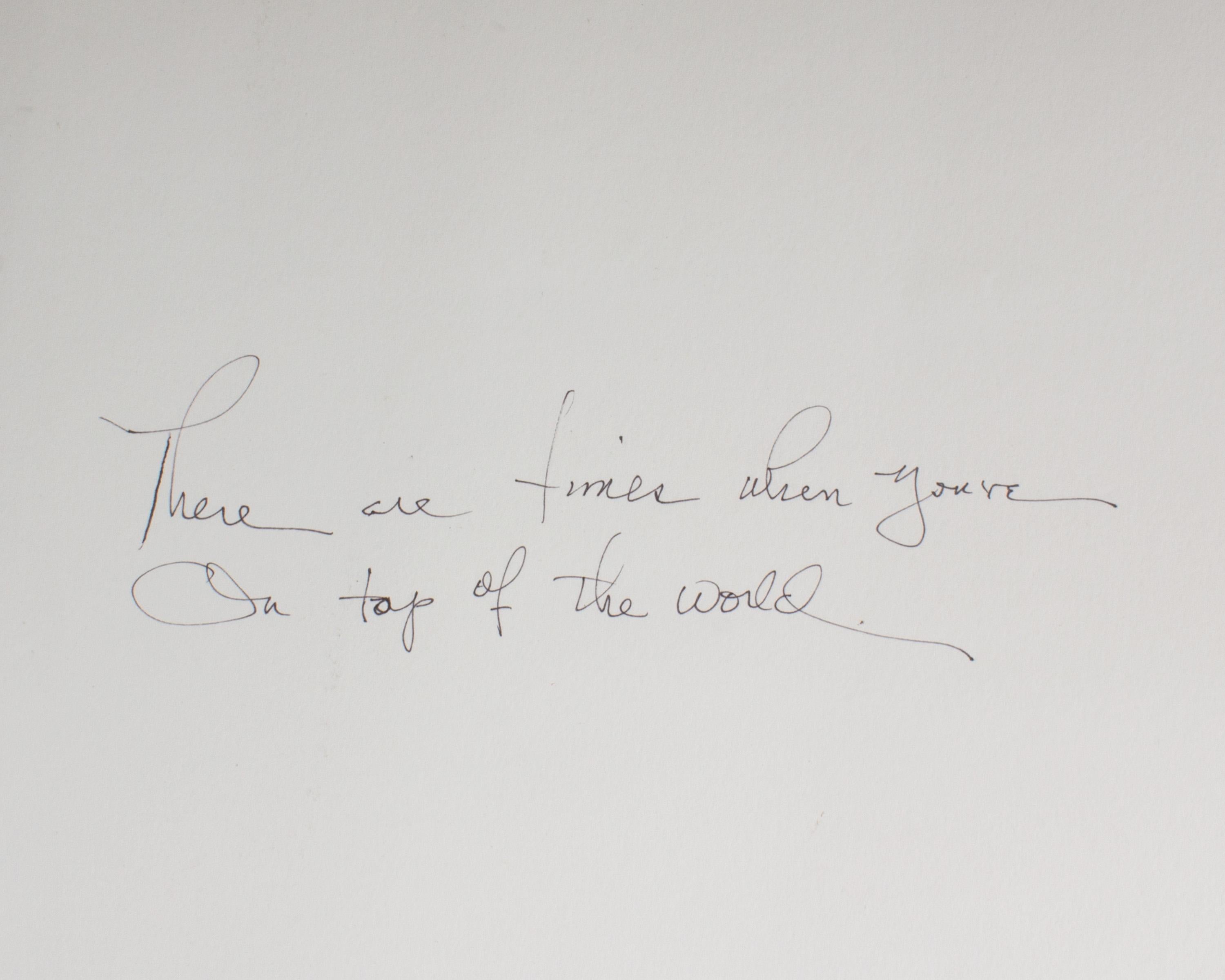 Kate Millett, signiert 1998 „ There are times“, abstrakte Lithographie (Papier) im Angebot