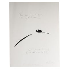 Kate Millett, signiert 1998 „ There are times“, abstrakte Lithographie