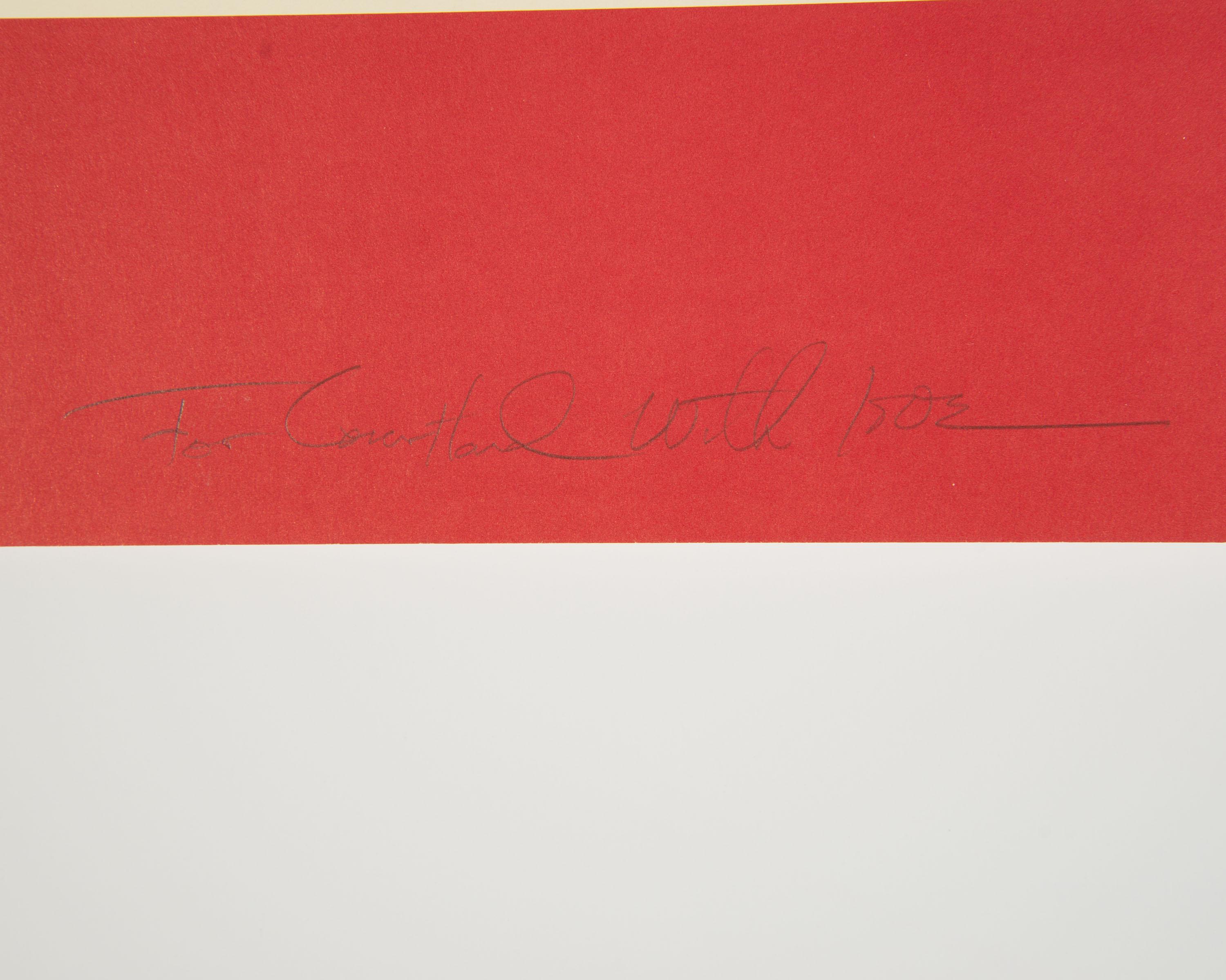 Kate Millett, signierte abstrakte Lithographie „ There are times“ (20. Jahrhundert) im Angebot