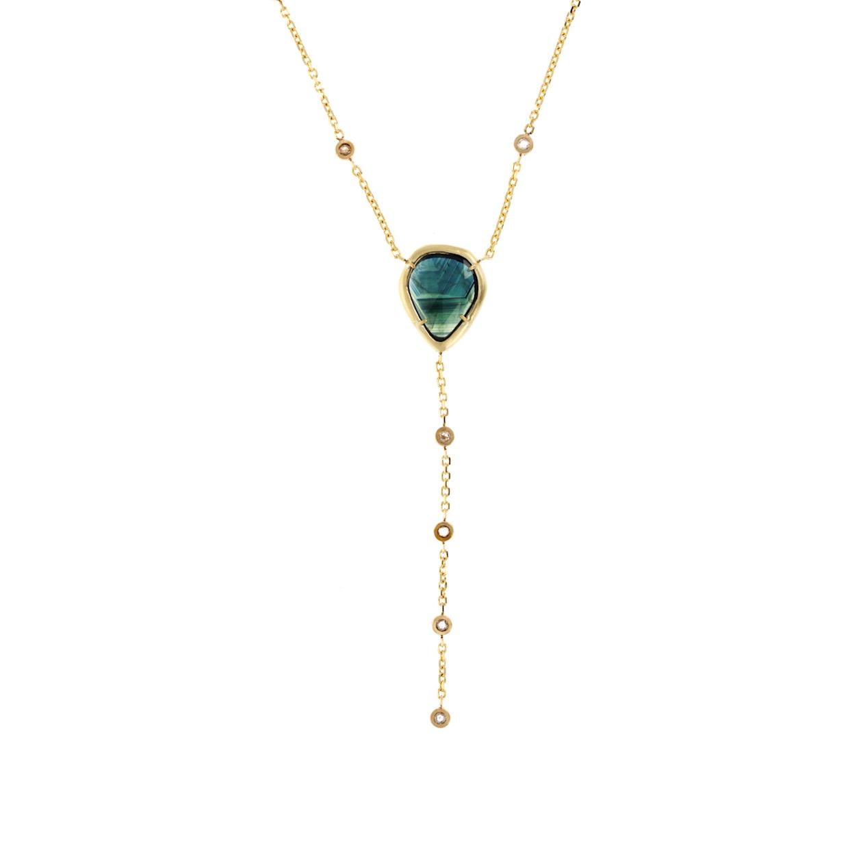 Rose Cut Kate Necklace For Sale