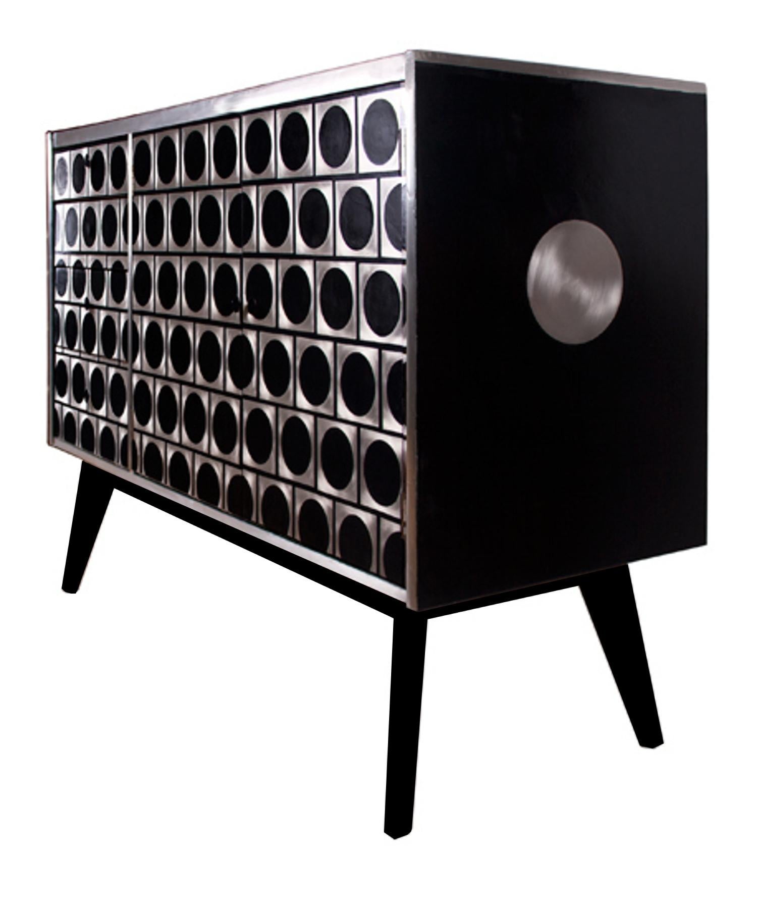 Modern Kate Noakes 'Bloc-repeat' XL Cabinet. For Sale