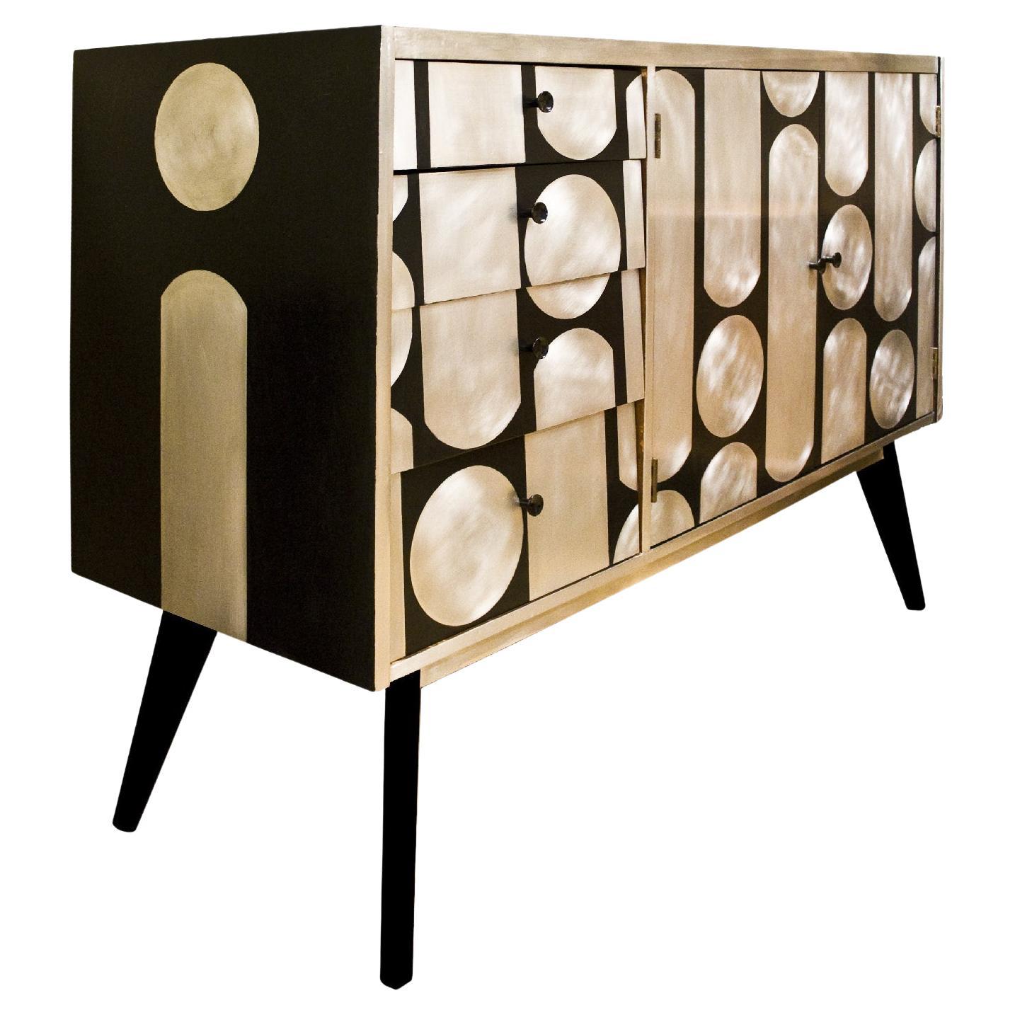 Kate Noakes 'Button-up' Sideboard Credenza For Sale