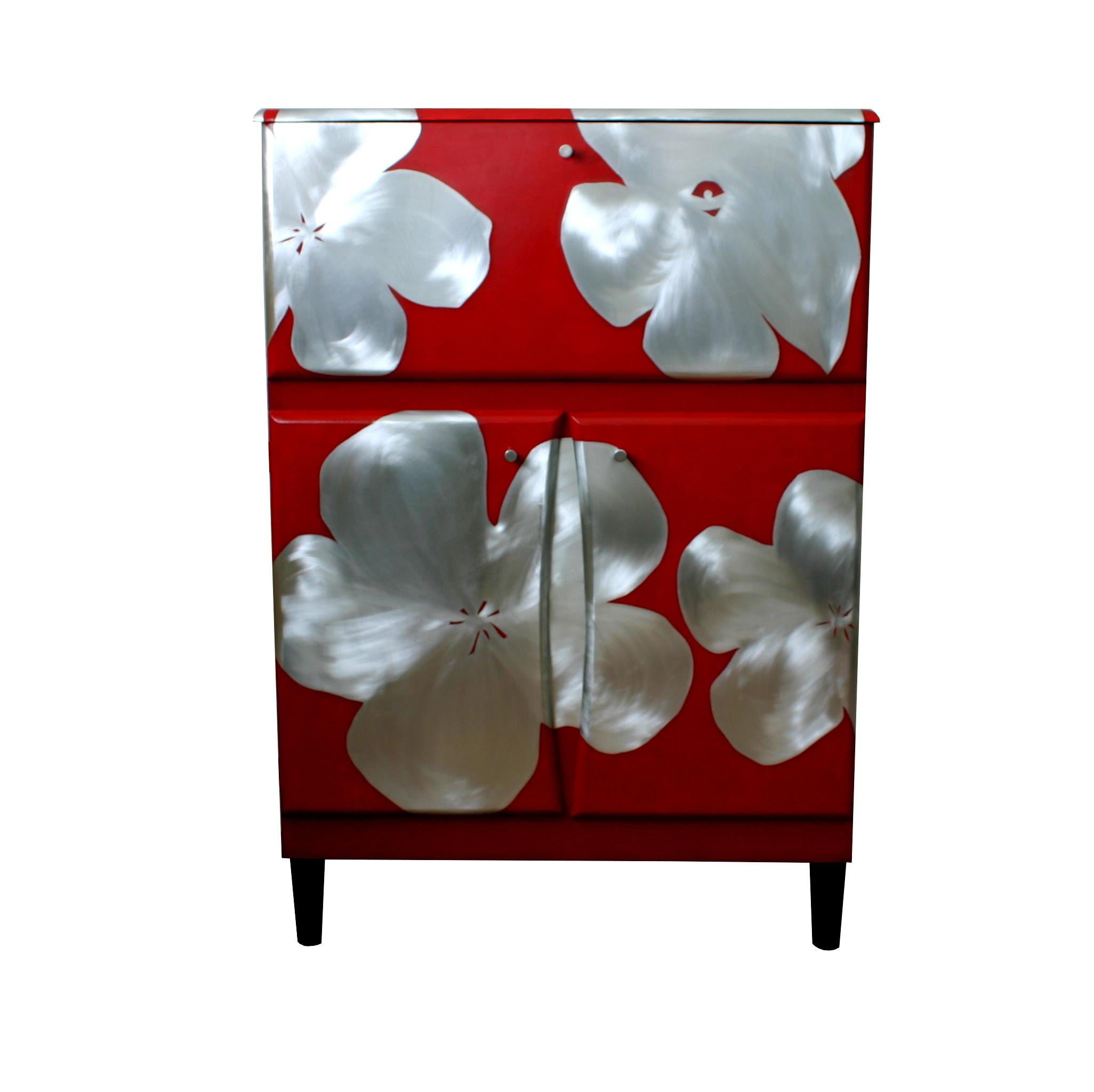 British Kate Noakes 'Poppy''  Cocktail Cabinet  For Sale