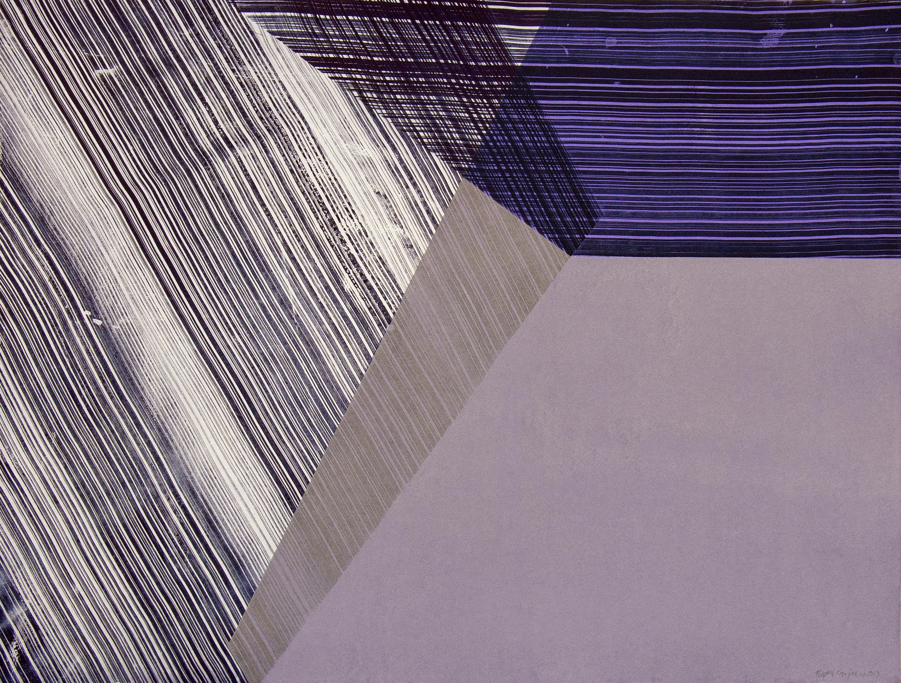 Kate Petley Abstract Print – Klappe 4