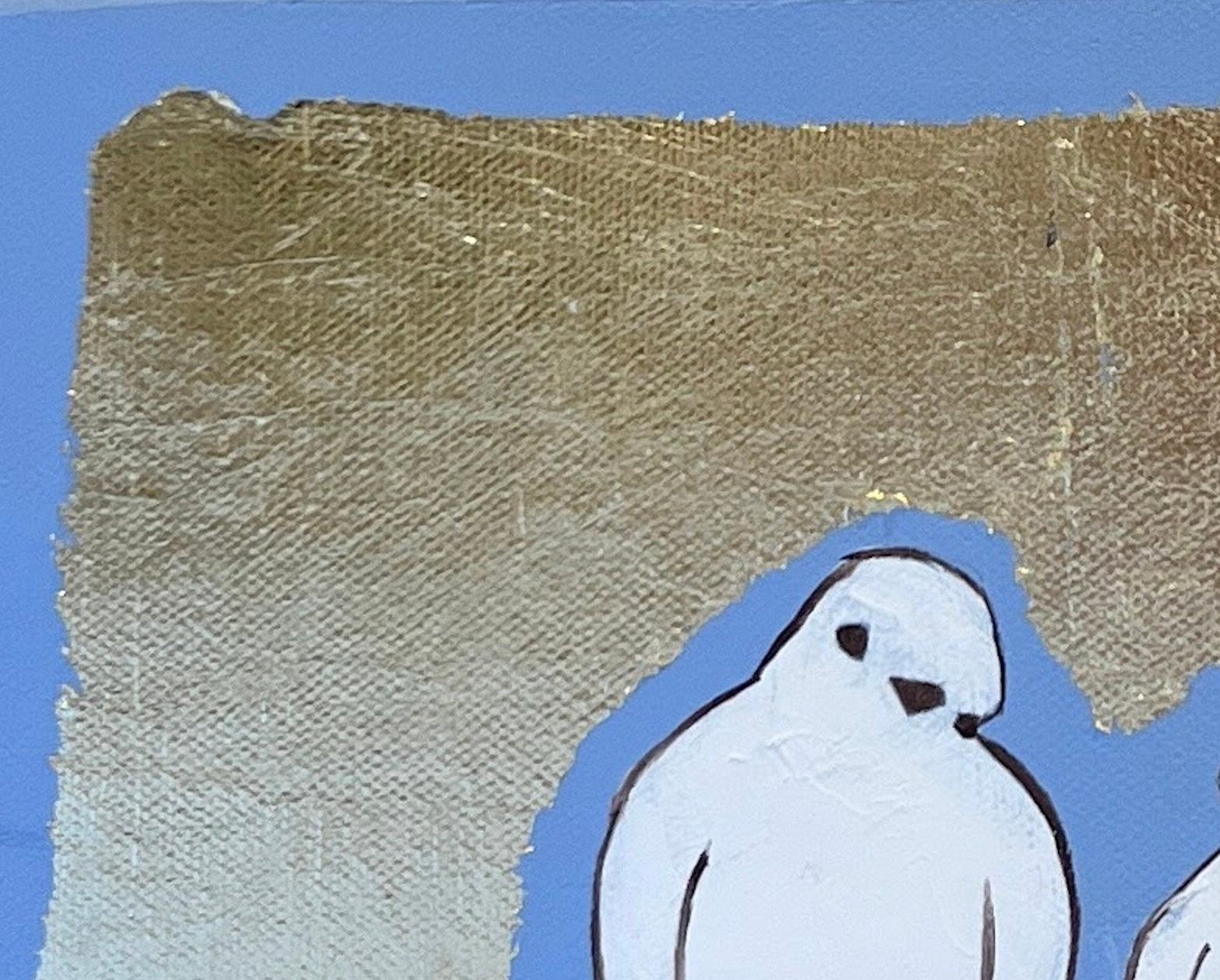 Capacidad de escucha 4957 - Mixed Media Art Contemporáneo de Kate Salenfriend